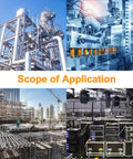 Images of industrial and construction sites showcasing the scope of application for M6 Hex Coupling Nuts Set, 10 Pack, Galvanized Carbon Steel Threaded Rod Couplers For Furniture, Electronics, And Industrial Projects, Built Tough For Any DIY Build, 10mm Across Flats.