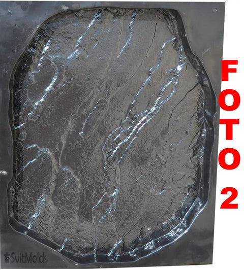 Big Flagstone Concrete Mold For DIY Stepping Stones, Durable ABS Plastic Paver Mold For Concrete Walkways And Garden Decor