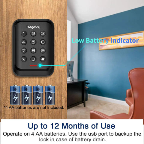 Keyless Entry Door Lock With Electronic Keypad Deadbolt Auto Lock Hassle Free Quick Install And Program Battery Backup