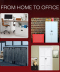 Keyed Twist Knob Hasp Latch Kit with Keys and Hardware for cabinets with various uses from home to office display.