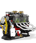 V8 Engine Model Kit For STEM Builders A Real Hands On Build And Drive Display With Full Internal Motion View And Dual Mode Operation on white