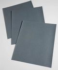 Three Wetordry Paper Sheet 431Q 80 C-Weight Sandpaper for wet or dry sanding 9 in x 11 in, silicon carbide waterproof backing