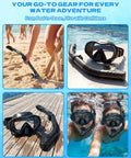 Dry Top Snorkel With Foldable Design And Purge Valve For Adults And Youth No Fuss Snorkeling Gear For All Day Freediving Swimming Or Scuba Easy Breathing Water Block Tech Sturdy Black Gear For Rugged Use on beach