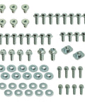 62Pc YZ YZF WR Body Bolt Kit For Yamaha Plastics Seat Fenders Fork Guards Radiator Shrouds And Bodywork, zinc plated fasteners