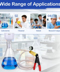 1000 mL Buchner Filtration Kit With Handheld Vacuum Pump And Ceramic Filter Funnel, Lab Vacuum Filtering Flask, Rubber Stoppers