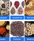 Straight Up Automatic Powder Filler Machine With Digital Display Quick Vibration Tech And Detachable Hopper For Zero Stress Flour And Grain Packing including cereal grains, scented tea, and nut snacks.
