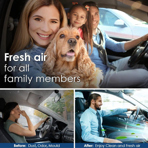 Family enjoying clean air with Premium Cabin Air Filter With Activated Carbon For GM Trucks And SUVs Replacement For CF11809