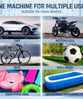 Cordless Tire Inflator Air Compressor For Cars Bikes Motorcycles And Balls Portable Rechargeable Mini Pump For On The Go