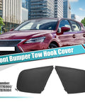 Pair Front Left And Right Bumper Tow Hook Covers For Lexus CT200h 2014 2015 2016 2017 Replacement OE 5212776904 5212876904