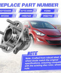 Beefed Up Rear Wheel Hub Bearing Assembly For Elantra 2011 2012 2013 2014 2015 2016 2017 2018 Elantra Coupe GT Veloster Forte