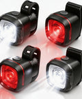 Front And Rear Bike Lights Set With Type C Rechargeable Headlight And Taillight For Late Night Rides Pink Safety Lights For Kids