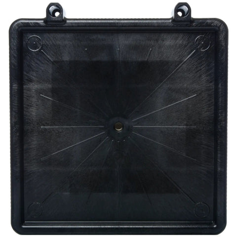 Warewashing Rack Dolly With Drain And Handle Heavy Duty EZ Glide For Kitchens And Restaurants Plastic 22.5 X 22.5 X 8 Inches Black Fits Standard 19.75 Inch Racks