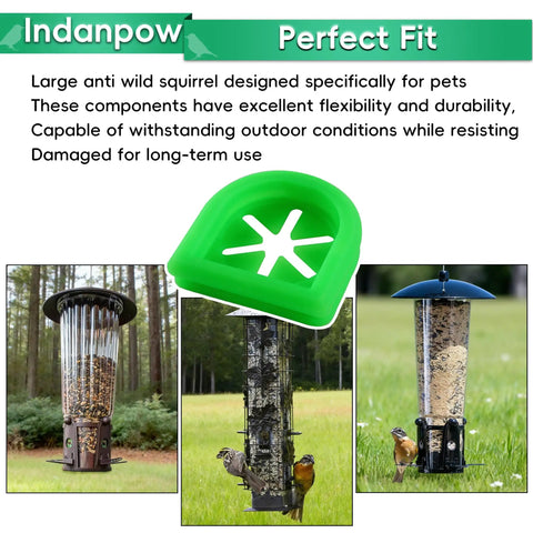 Indanpow 8-Pack FlexPorts Replacement Compatible With Perky Pet 334-1SR Bird Feeder. Durable, Weather Resistant Ports For Easy Tool-Free Installation. Keep Your Wild Bird Feeders Flowin’ Like New In Seconds. Great Upgrade!