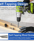 Self Tapping Wood Screws Set 685Pcs M2 M3 M4 Phillips Pan Head Assortment Kit 14 Sizes For DIY Plastic Wood Soft Metal And Sheet Metal Cross Recessed Drive Carbon Steel With Black Zinc Finish Built Tough And Rust Resistant; self-tapping design