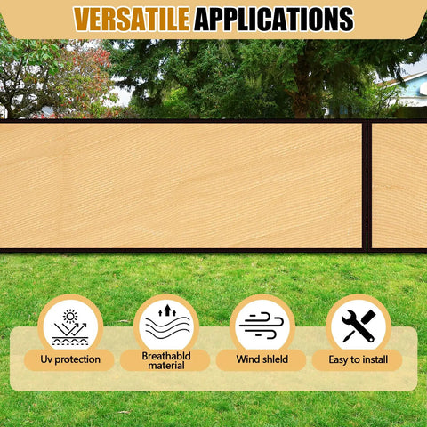 Keep It Chill With This 95 Percent Shade Pergola Cover With Grommets For Outdoor Sun Shade Cloth in wheat installed outdoors