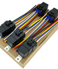 24 Volt Thirty And Forty Amp SPDT Automotive Relay Kit Waterproof Five Pin Pack Of Five With 12 AWG Primary Leads And 16 AWG Coil Wires