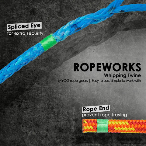 0.8mm UHMWPE Micro Cord Rope Whipping Twine For Heavy Duty Canvas Tarps And Bags Survival And Backpacking Emergency Line