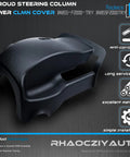 Lower steering column shroud/cover in black plastic for Hyundai Elantra 2017-2020; aftermarket part by Amazon