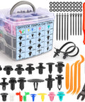 Massive 725 Piece Car Push Retainer Clips And Auto Fasteners Kit with storage box and tools, universal car use
