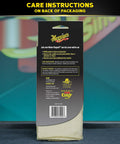 Back view of packaging for Water Magnet Microfiber Car Drying Towel Ultra Plush And Highly Absorbent Scratch Free Big Microfiber