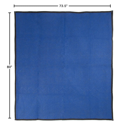 Heavy Duty Moving Blanket 80 By 73 Point 5 Inches Reusable Quilted Furniture Pad Drop Cloth with Recycled Cotton Filling