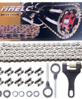 420 Rear Drive Chain 90 Link With Chain Breaker Tool For Mini Bikes CT200U BT200X CT200U-EX Trail 200 Baja Warrior MB165 MB200 Massimo 196cc 6.5HP Powersports Parts, including tensioners and connectors