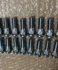 Premium 48mm Knurl M12x1.5 Lug Wheel Studs Kit For Honda Civic Acura CL Accord 1998-2021 Durable Car Bolts Upgrade Your Ride With Super Tight Fit and Reliable Performance Today, knurled steel studs on bubble wrap