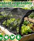 Stronger Beefy Garden Mesh Netting For Plants Vegetables Fruits And Flowers Heavy Duty 10x20 Ft Black PPT Nano Bug Bird Net Screen