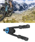 Heavy Duty Hand Rivet Nut Tool Kit With M8 M10 M12 Mandrels, Carbon Steel Body And Rubber Grip, shown isolated on white