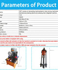 100 Ton Hydraulic Pin Press For Excavators, Crawler Track Dismantling Tool With Sleeve And Chain Integrated System specifications