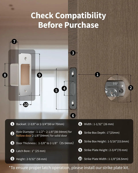 Hassle Free Smart Deadbolt Lock With Built In Wifi Keypad For Front Door Delivers Stress Free Setup App Oversight Alexa Sync Google Home Compatible And Anti Peep Security In Gloss Black