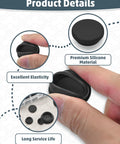 195 Pcs Black Silicone Hole Plugs Assortment Kit With Storage Box For Wire Gaps In Automotive Furniture Cabinet Electrical DIY Sealing And Cable Management Projects Super Easy Install, close-up