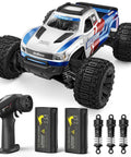 Fast RC Truck For Adults Upgradable To 56 MPH 4x4 Off Road All Terrain Beefy Monster 2.4 GHz RTR 1 To 16 Remote Control Car with batteries
