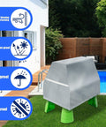Water Table Cover Waterproof Outdoor Shield For Backyard Play Tables, Dustproof Storage Protector, Weatherproof PU Nylon