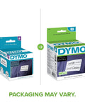 Top Shelf Name Badge Labels Compatible With Labelwriter Printers Featuring Killer Peel And Stick Adhesion Bright White Color 2.25 By 4 Inches Sheets 250 Count No Sweat Thermal Printing packaging design comparison