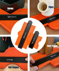 Locking Contour Gauge Set 10 Inch And 5 Inch Profile Duplicator Tool used for corners, pipes, door frames, and odd shapes