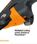 Close-up of PowerGear2 Pruning Shears With Rolling Handle For Effortless Pruning Three Quarters Inch Cut Capacity Bypass Pruner