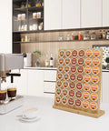 Bamboo Keurig K Cup Holder Organizer Holds 42 Pods For Coffee Bars Offices And Kitchens Large Countertop Display Rack Easy Assembly