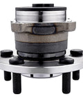Front view of Rear Wheel Bearing And Hub Assembly Replacement Suspension Kit for Mazda 3 2004-2013 with 5-bolt lug pattern.