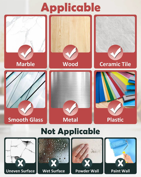 Suitable surfaces for Clear Edge Protectors for Baby Proofing, 9.84ft Soft Corner Guards for Tables and Furniture.
