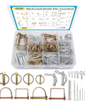 Heavy Duty Pin And Fastener Kit With 383 Pieces For Tractors Trailers Trucks And Mowers Including R Clip Pins Hairpin Cotter Pins Lynch Pins PTO Pins Clevis Pins Square PTO Pins And 3 Point Hitch Accessories