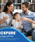 Family enjoying water with Refrigerator Water Filter Replacement For EveryDrop EDR4RXD1 Whirlpool 4 Maytag UKF8001AXX200.