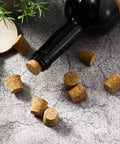120 Piece 8 Sizes Tapered Cork Stoppers Set Natural Wood Wine Bottle Plugs For Wine Beer Liquor DIY Crafts Replacement Corks