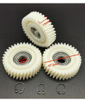 Three Oblique Planetary Gear Set 35 Tooth Helical Gears with 6900Z Bearings for E Bike Wheel Hubs in nylon, size 47.3x13mm