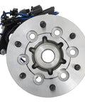 Wheel Bearing And Hub Assembly Front Or Rear Fit For Chevrolet Colorado And GMC Canyon Compatible With Isuzu I 350 And I 370 Aftermarket Replacement Durable Easy Install High Quality, showing front view of metal assembly and wiring components.