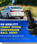 Front Suspension Track Bar For Ford F Series And Dodge Ram 2500 3500 Beefy Ball Joint And Greaseable Socket Delivers Axle Stability And Precise Fit For Smooth Rugged Rides. Front upper suspension ball joint