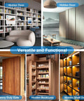 Versatile applications of Heavy Duty Hidden Door Hinge With Silent Operation Jexify Dual Bearing Design for secret doors and bookcases