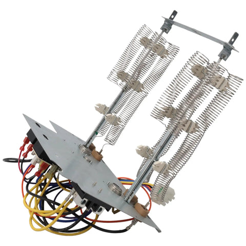 Heavy Duty HVAC Air Handler Electric Heater Kit 10KW 240V Single Phase Non Fused OEM Replacement with heating coils and wiring.