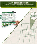 Easy assembly instructions for A Frame Garden Trellis For Raised Beds Ideal For Cucumbers Peas Zucchini Squash Tomatoes And More Built To Last