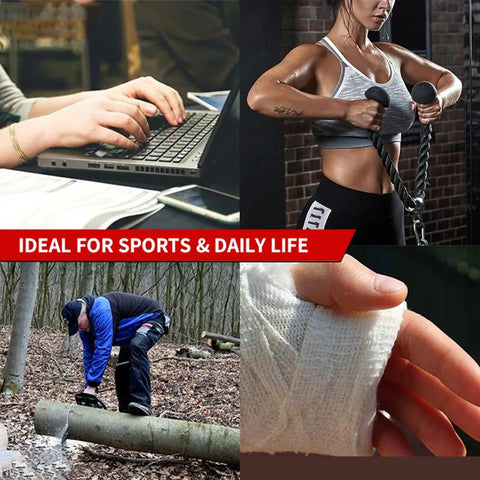 Breathable Wrist Straps For Sports And Everyday Relief High Support Wraps used in various activities like gym and typing.